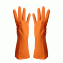 Cleaning Gloves – Orange, 1 Set | Strong, Durable, Waterproof Gloves for Kitchen, Dishwashing, Bathroom & Multi-Purpose Cleaning